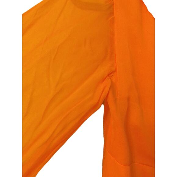 Vintage Hess's Orange Prairie Cottage Country Boho Maxi Dress READ - Picture 7 of 9